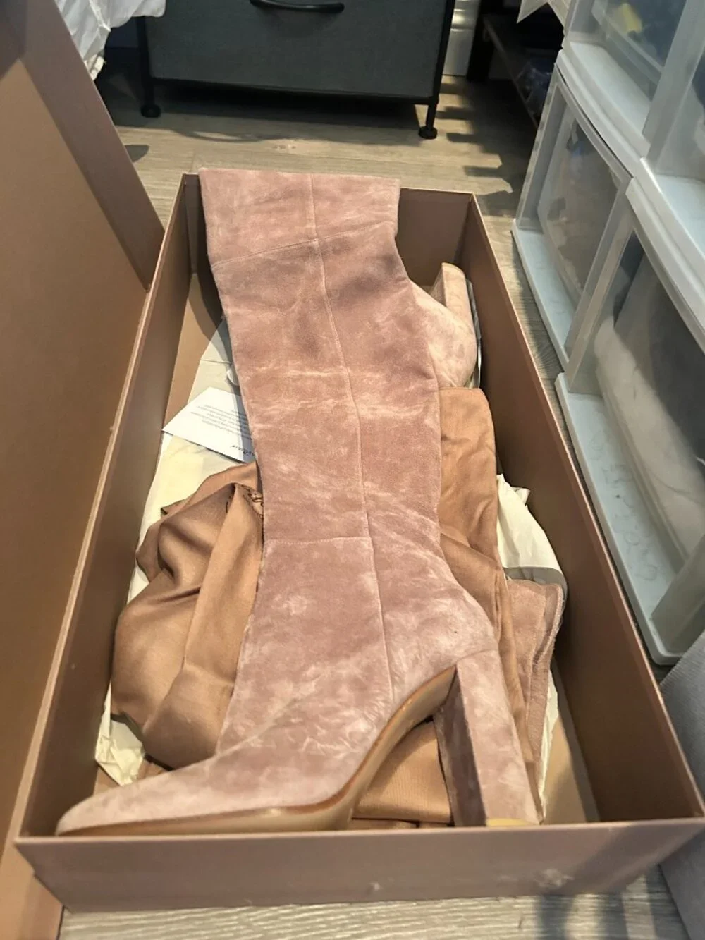 Gianvito Rossi over-the-knee block-heel boots